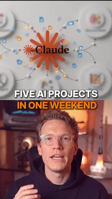 Hit. Discover 5 smart AI projects using Claude that boost productivity and keep 