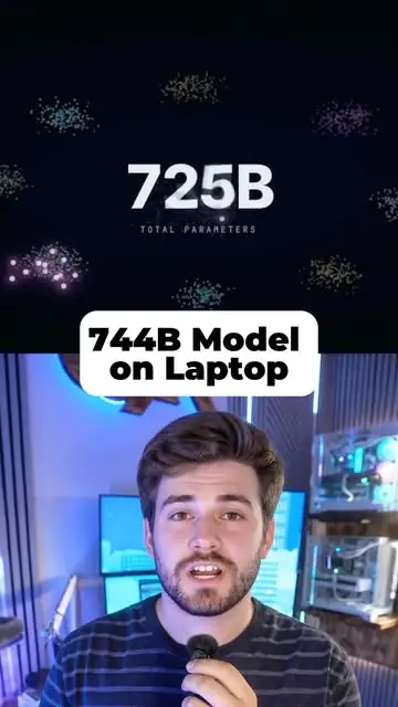 Calibri runs a 744 billion parameter AI model on a laptop with no graphics card.